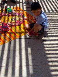 Copda, Atacama W&uuml;ste: eines von zehn Kindern des Ortes